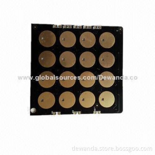 Double-sided FR-4 PCB Supplier, Black Solder Mask, HASL Surface Finish